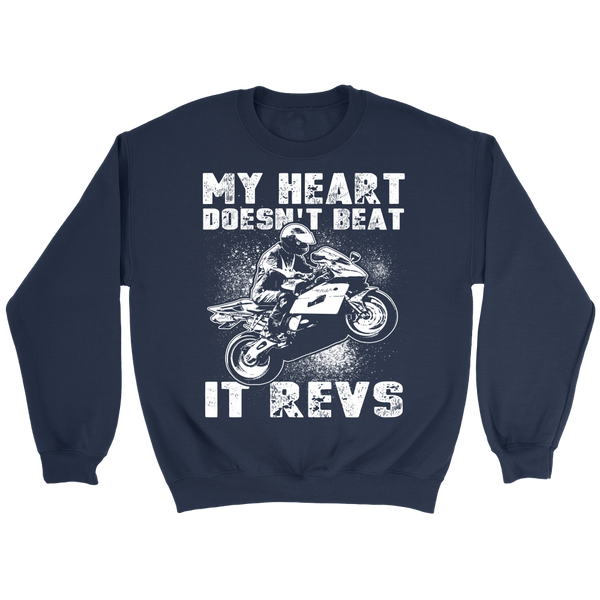 My Heart Revs- Shirts, Long Sleeve, Hoodie, Tanks, Sweatshirt