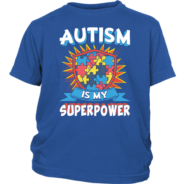 Autism is My Superpower- Shirts, Long Sleeve, Hoodie, Tanks, Sweatshirt