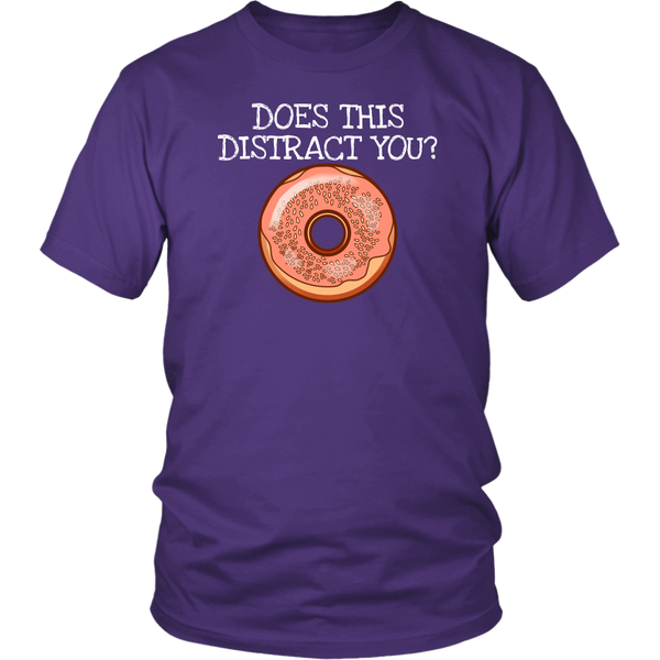 Donut Distract- Shirts, Long Sleeve, Hoodie, Tanks, Sweatshirt