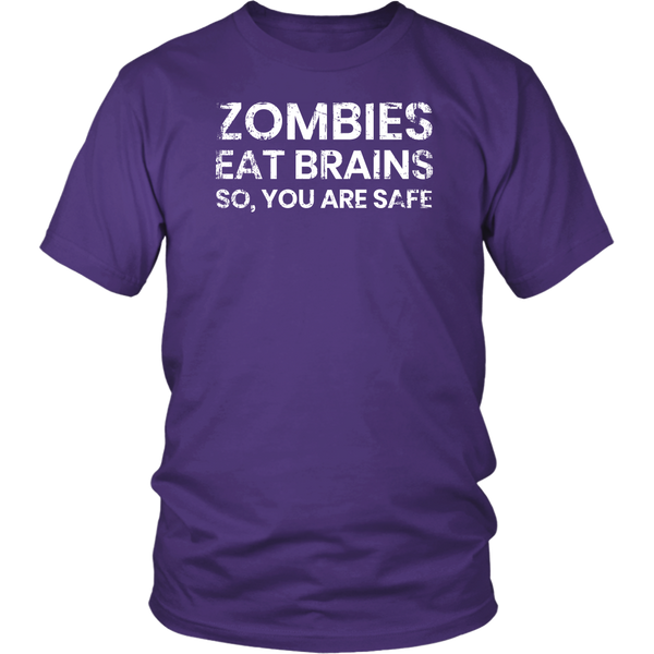 Zombies Eat Brains- Shirts, Long Sleeve, Hoodie, Tanks, Sweatshirt