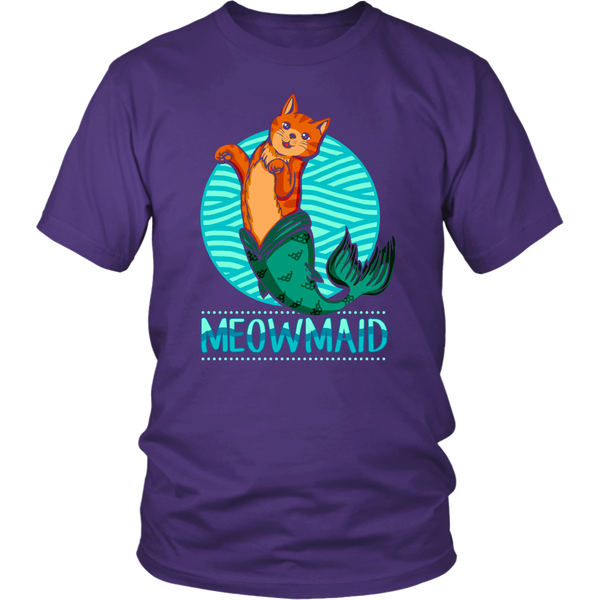 Meowmaid- Shirts, Long Sleeve, Hoodie, Tanks, Sweatshirt