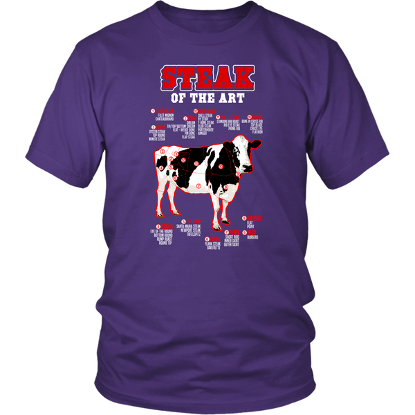 Steak of The Art- Shirts, Long Sleeve, Hoodie, Tanks, Sweatshirt