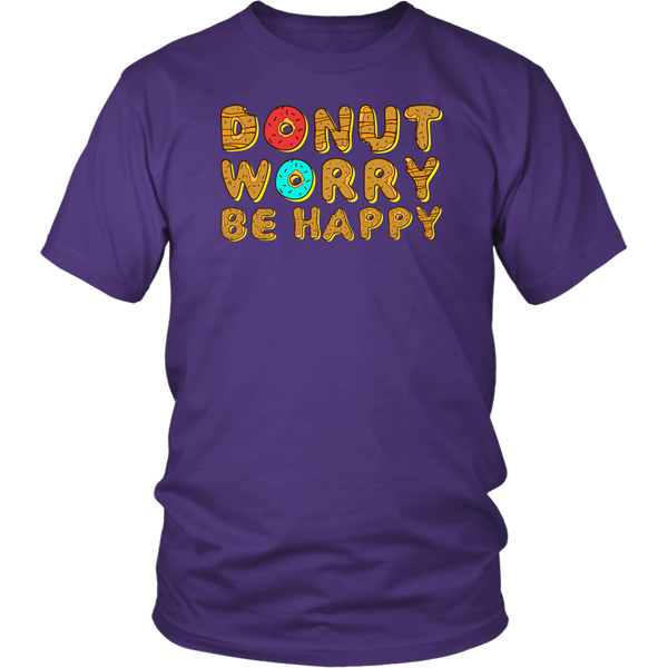 Donut Worry- Shirts, Long Sleeve, Hoodie, Tanks, Sweatshirt