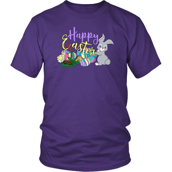 Happy Easter Bunny- Shirts, Long Sleeve, Hoodie, Tanks, Sweatshirt