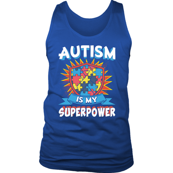 Autism is My Superpower- Shirts, Long Sleeve, Hoodie, Tanks, Sweatshirt